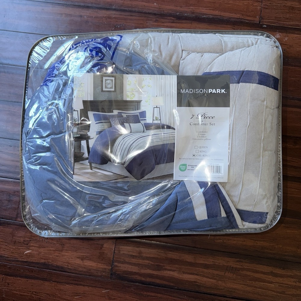 Madison Park Cozy Comforter 7-Piece Set, No BEDSKIRT